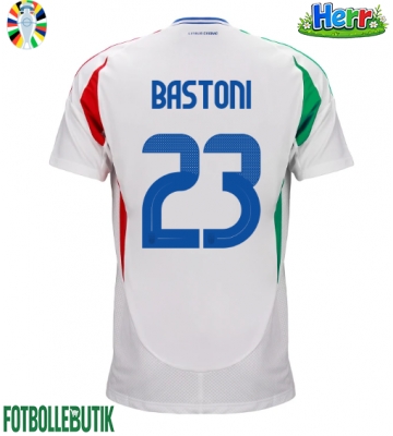 Italien Alessandro Bastoni #23 Bortatröja EM 2024 Kortärmad